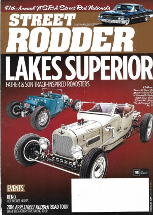 STREET RODDER 2017 FEB - RENO, TRACK INSPIRED ROADSTERS,OLD SCHOOL FUEL SYSTEM